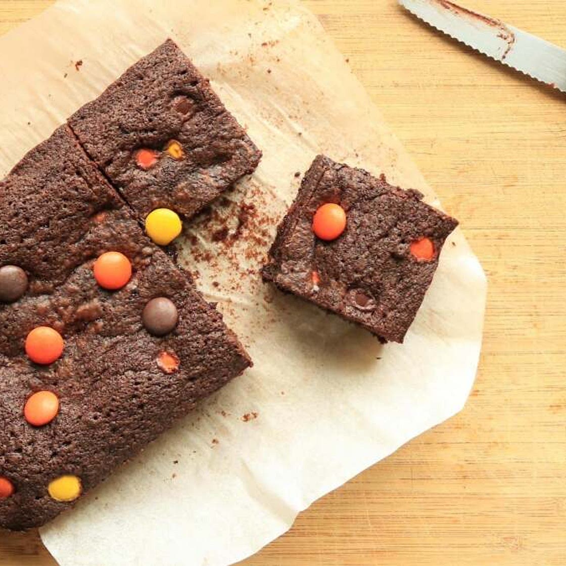 Dark Chocolate Soy Sauce Brownies