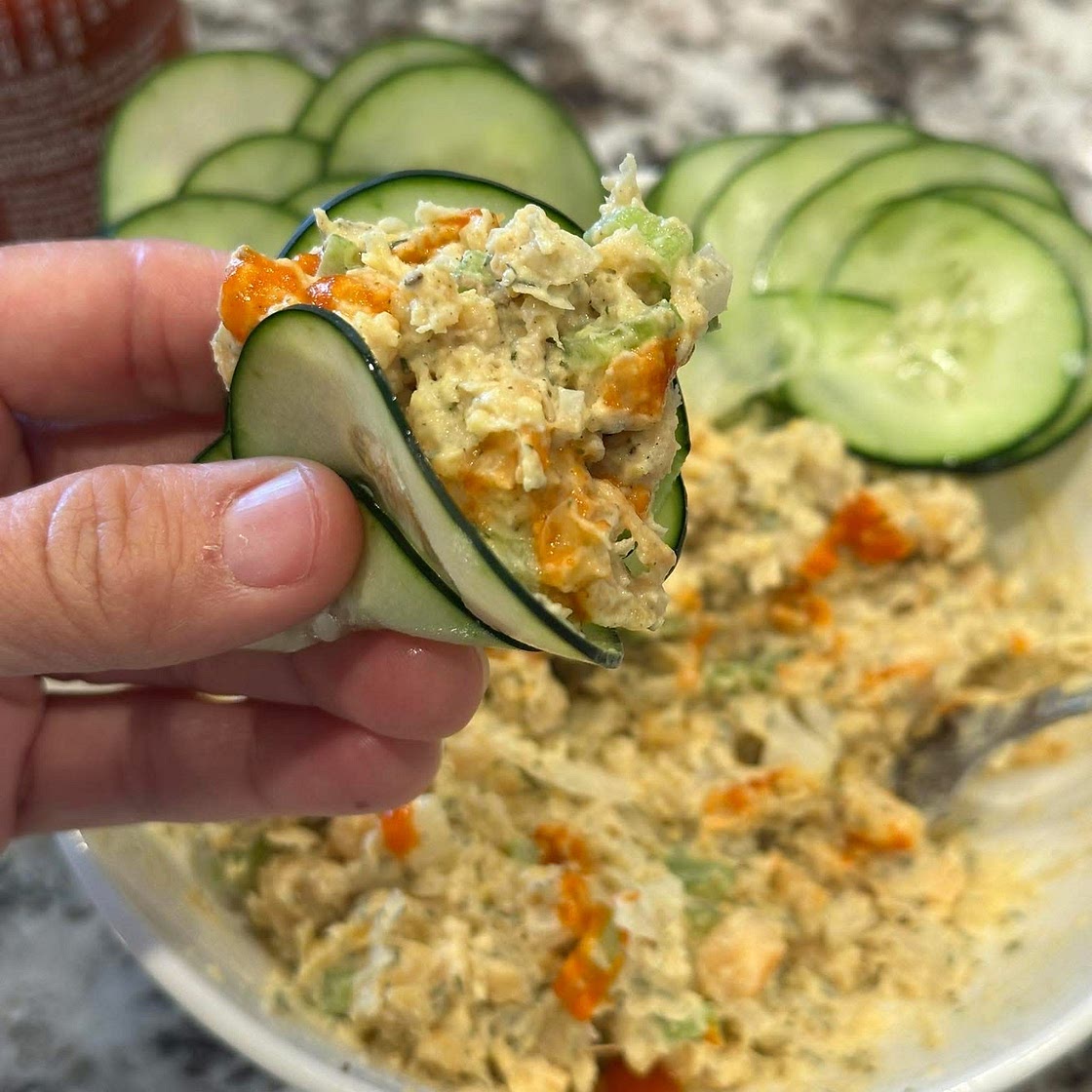 Chickpea “Chicken” Salad