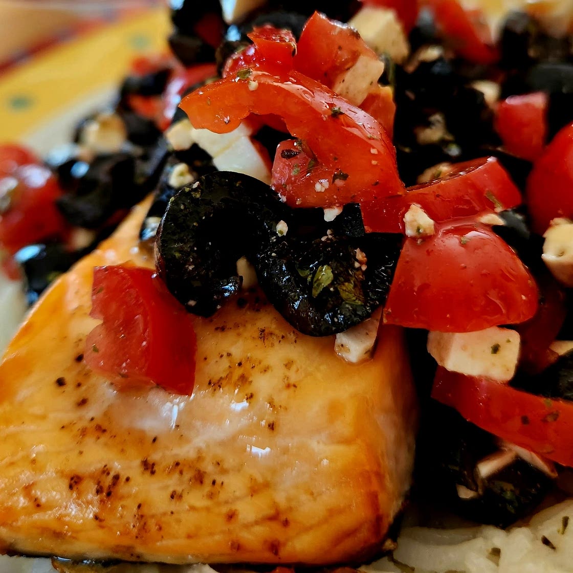 Mediterranean Style Salmon