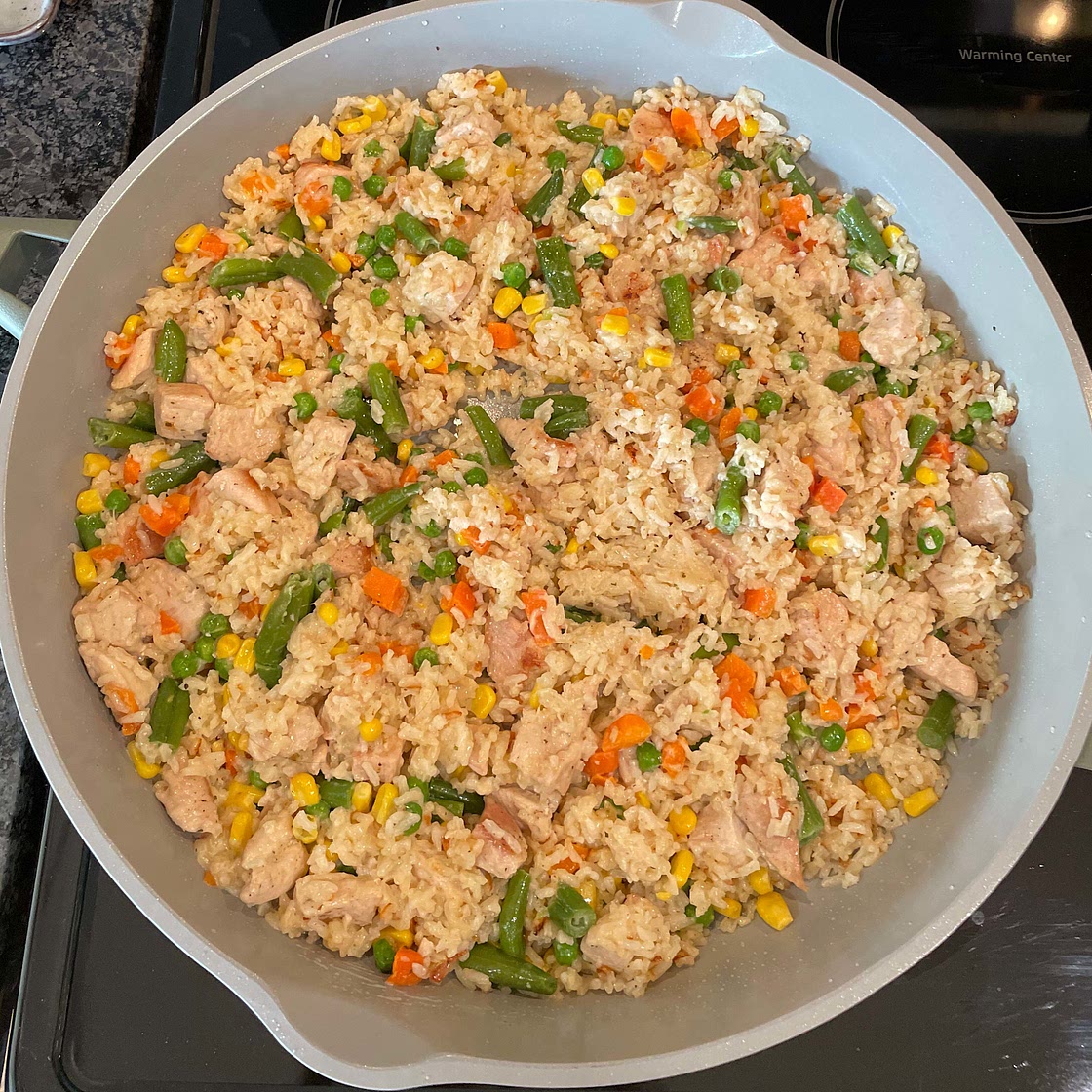 Creamy Parmesan One Pot Chicken and Rice