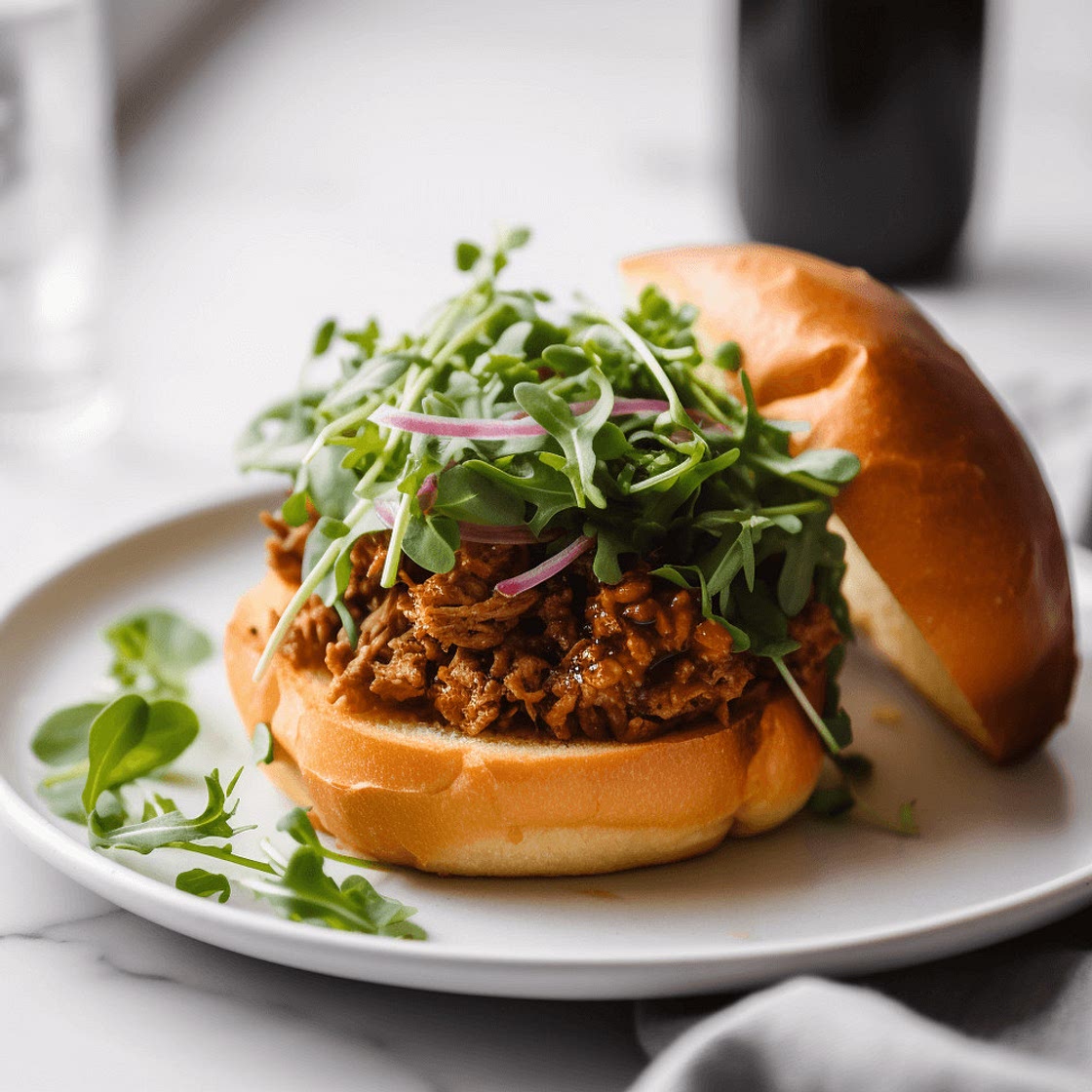Toasted Brioche Sloppy Joes with Smoky-Sweet Tomato Sauce