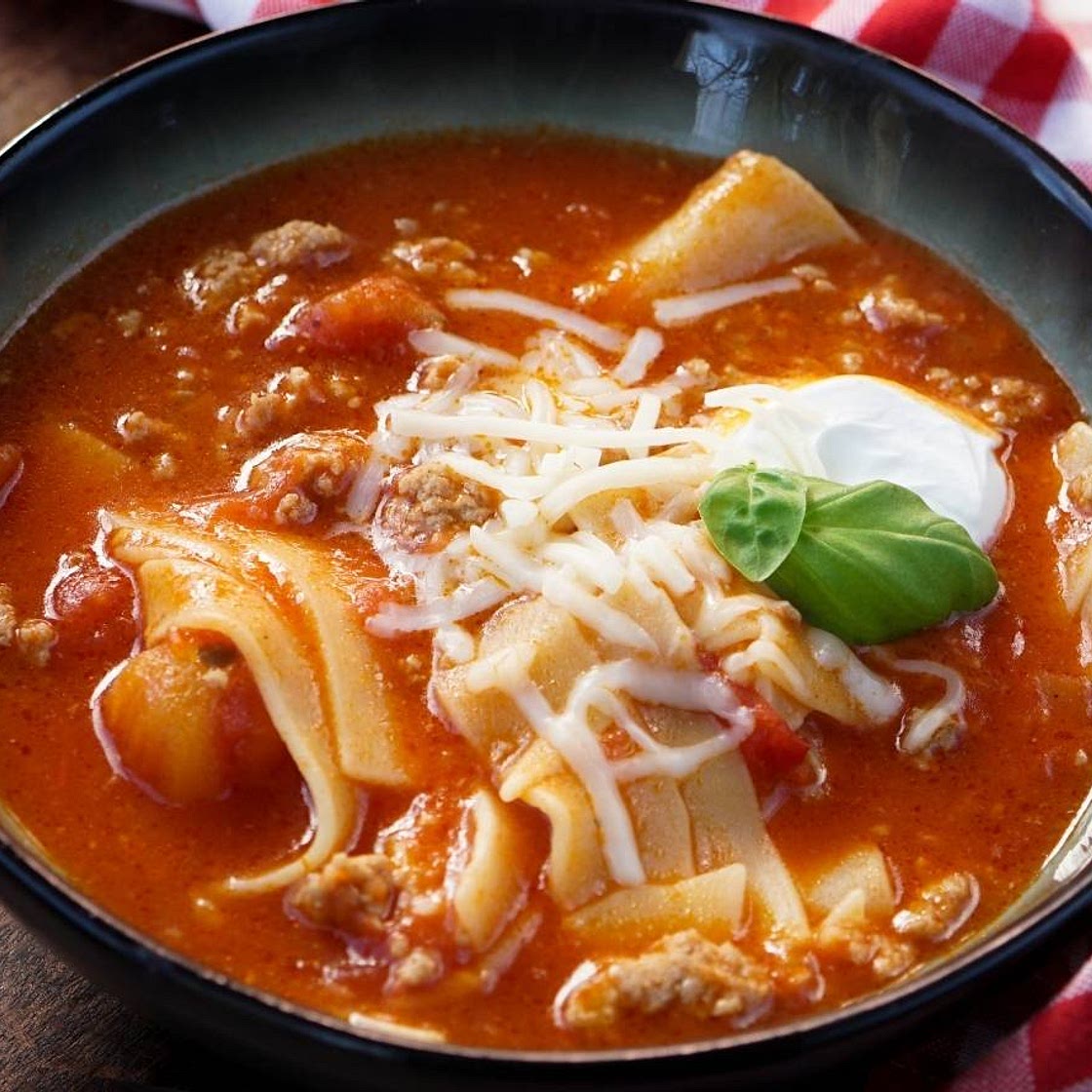 Lasagnesuppe