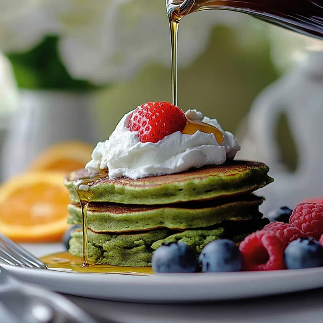 Matcha Pancakes