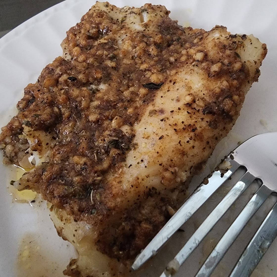 Baked Cajun Garlic Butter Cod