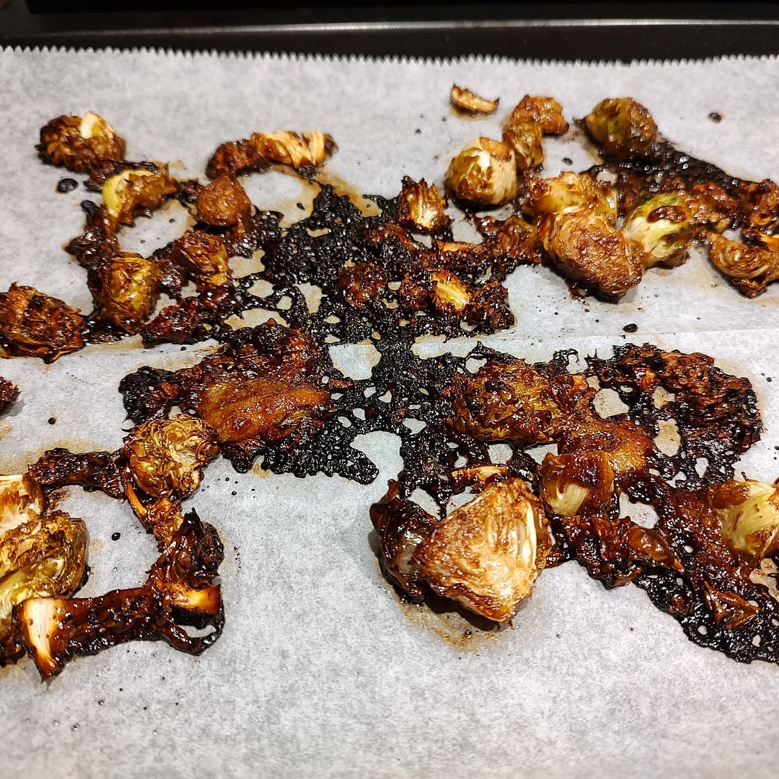 Balsamic Sea Salt Roasted Brussel Sprouts