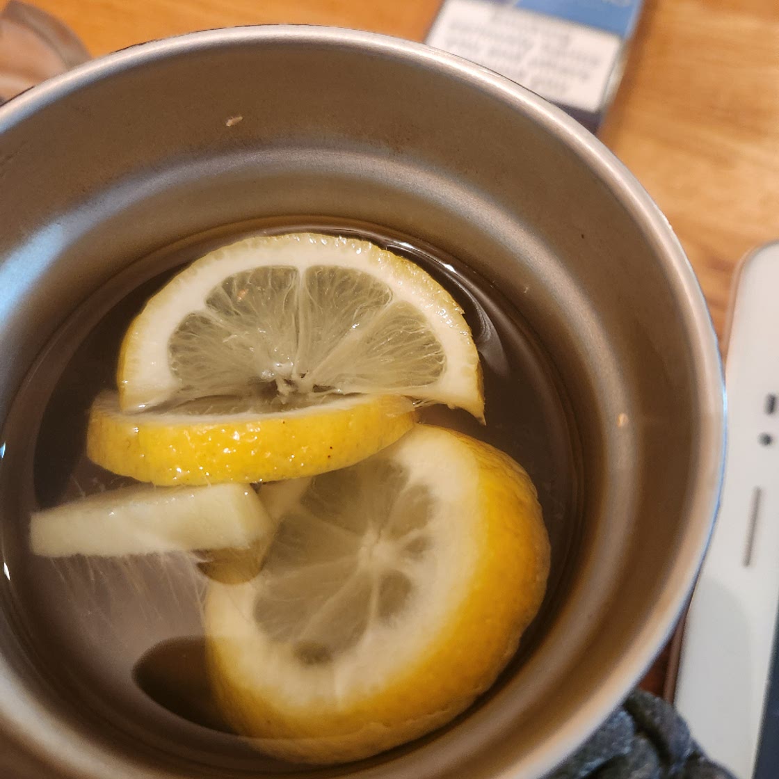 Ginger Lemon Tea with Honey