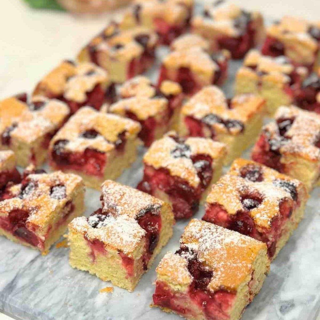Morello Cherry Sponge Cake