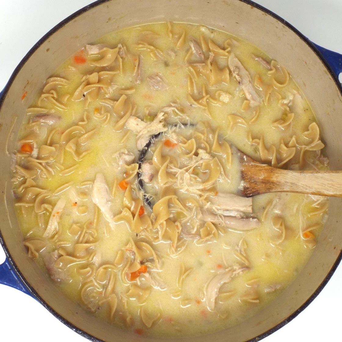 Creamy Chicken and Egg Noodle Soup