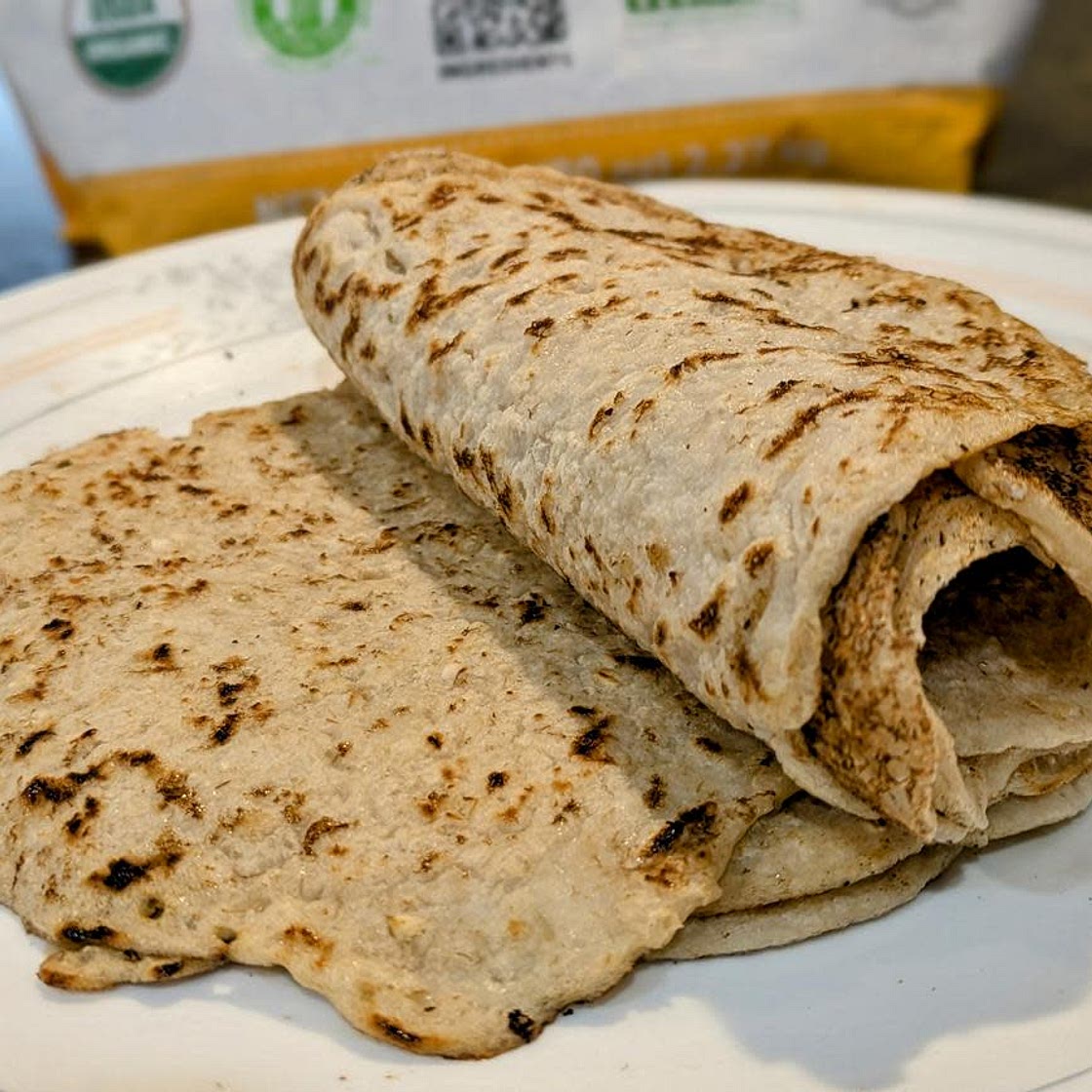 Gluten Free Oat Wraps
