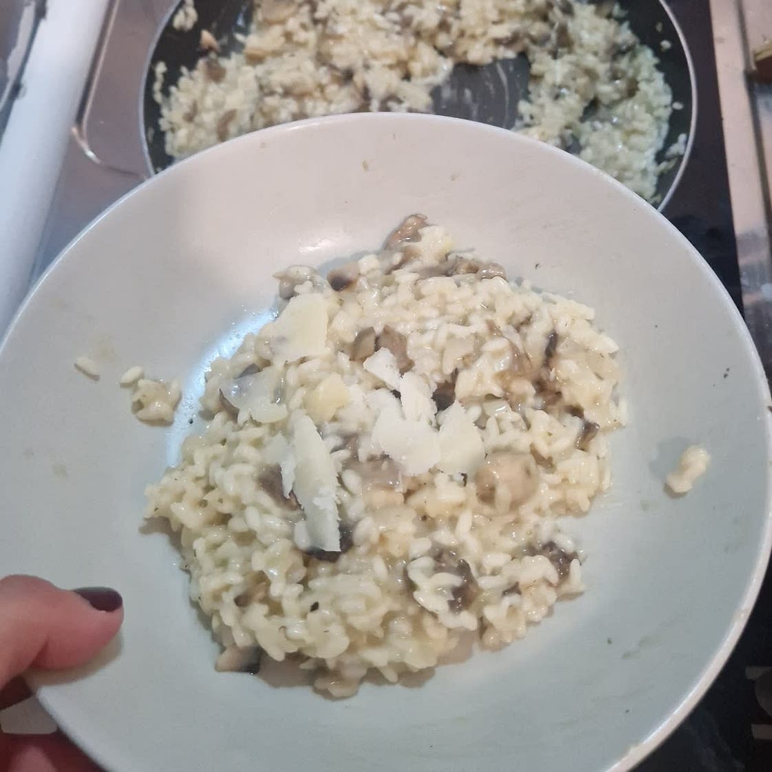 Risotto crĂ©meux au taleggio đ