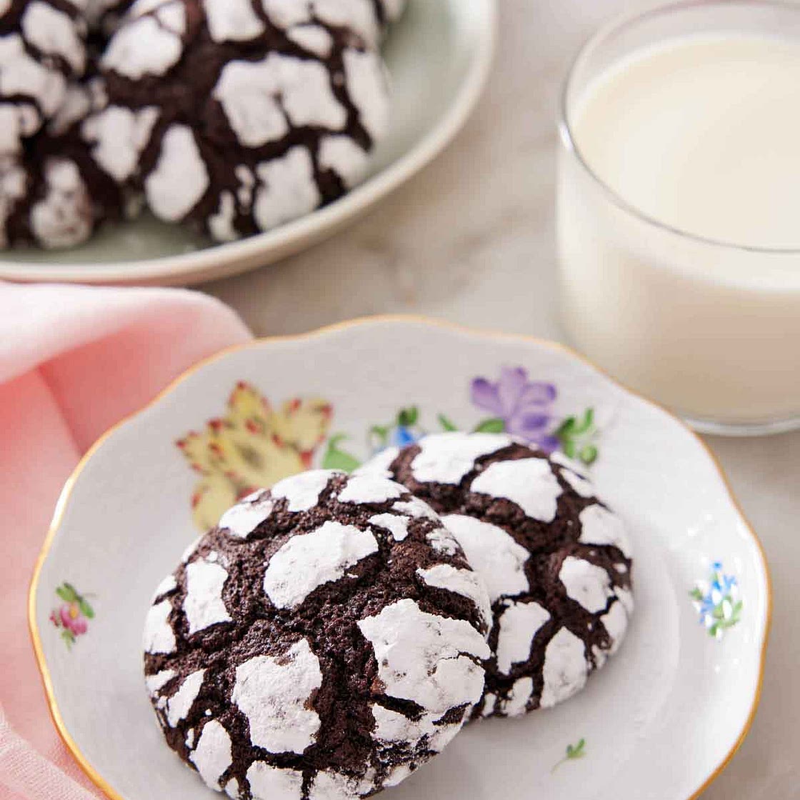 Chocolate Crinkle Cookies