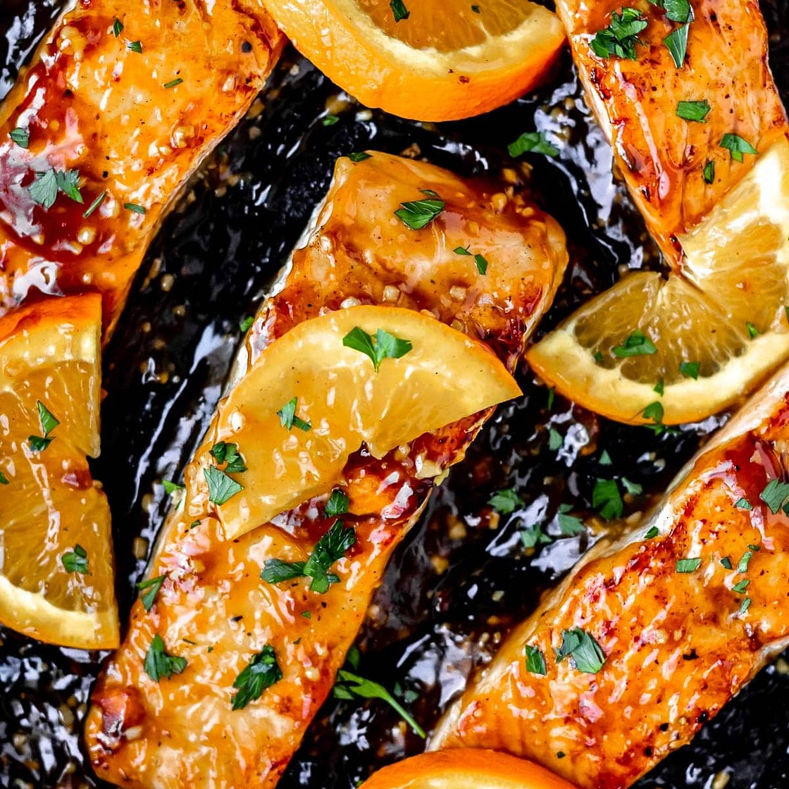 Orange Glazed Salmon