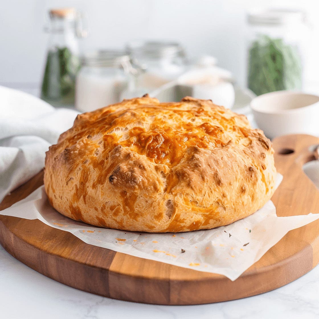 Cheddar & Chive Irish Soda Bread