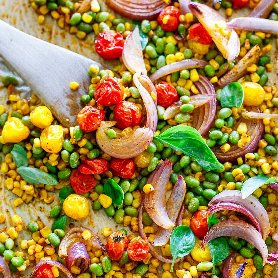 Roasted Corn Succotash