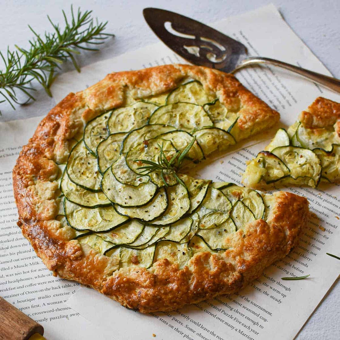Zucchini and Ricotta Galette
