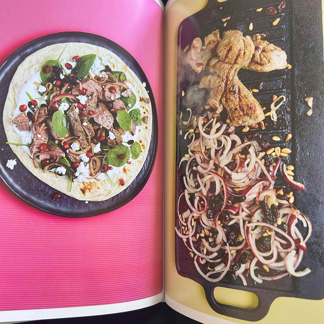 Lamb and flatbreads 