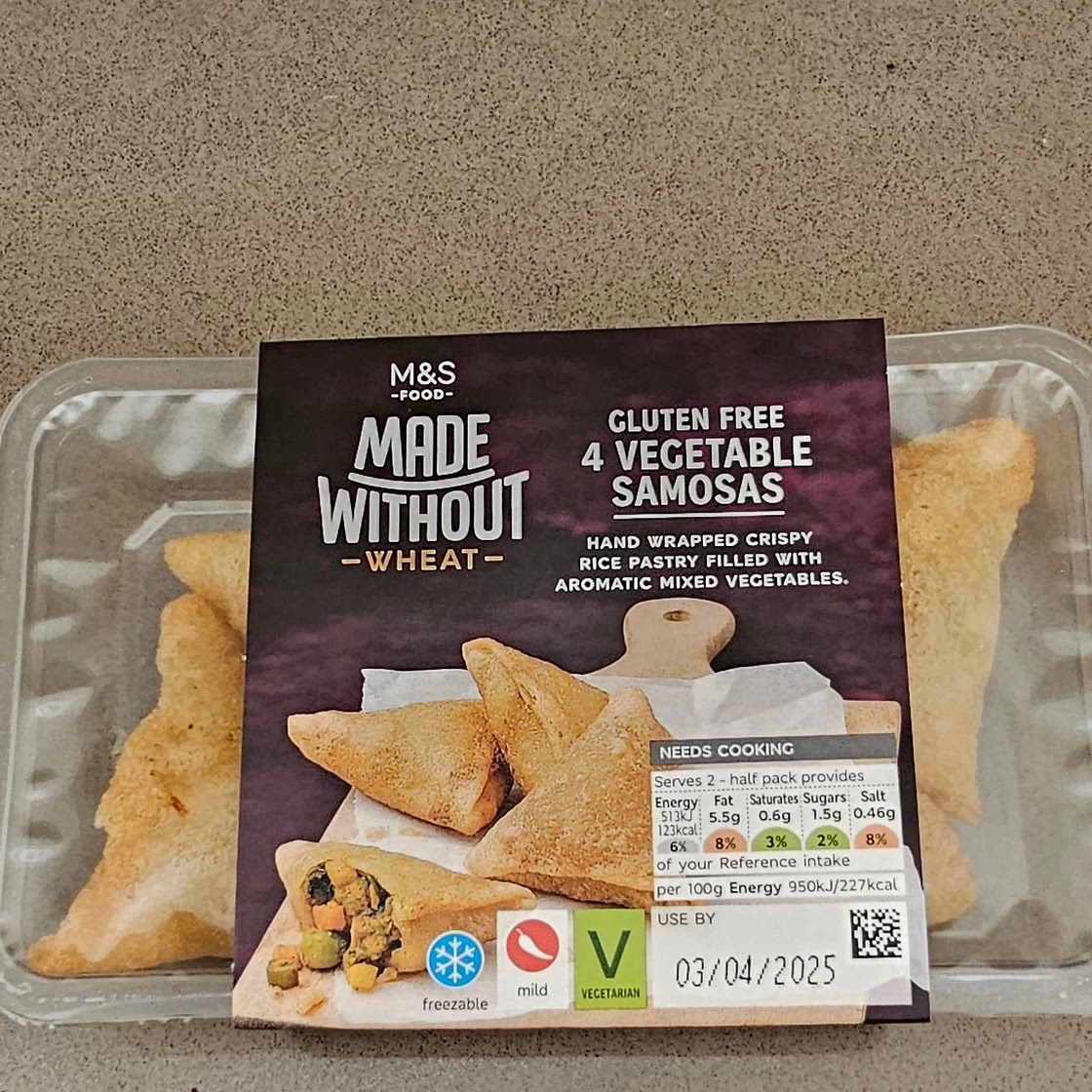 M&S GF Vegetarian Samosas