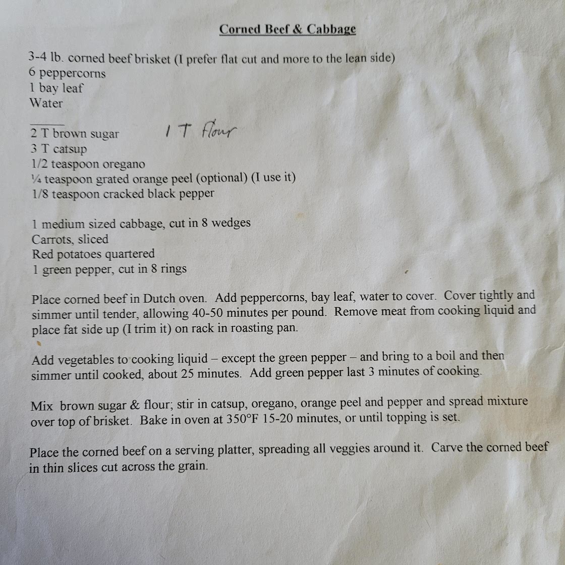 corned beef and cabbage