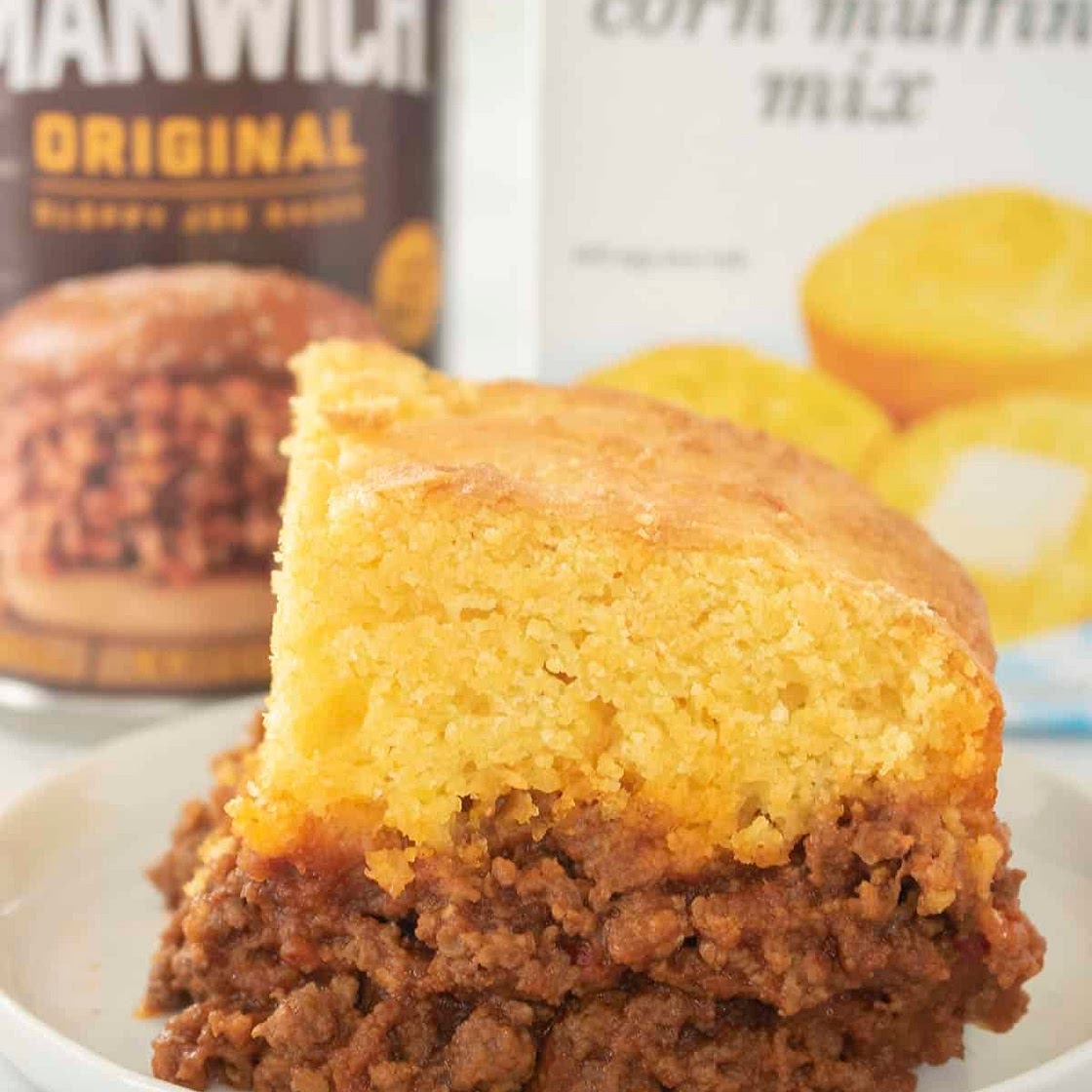 Wops Baked Cornbread Sloppy Joe