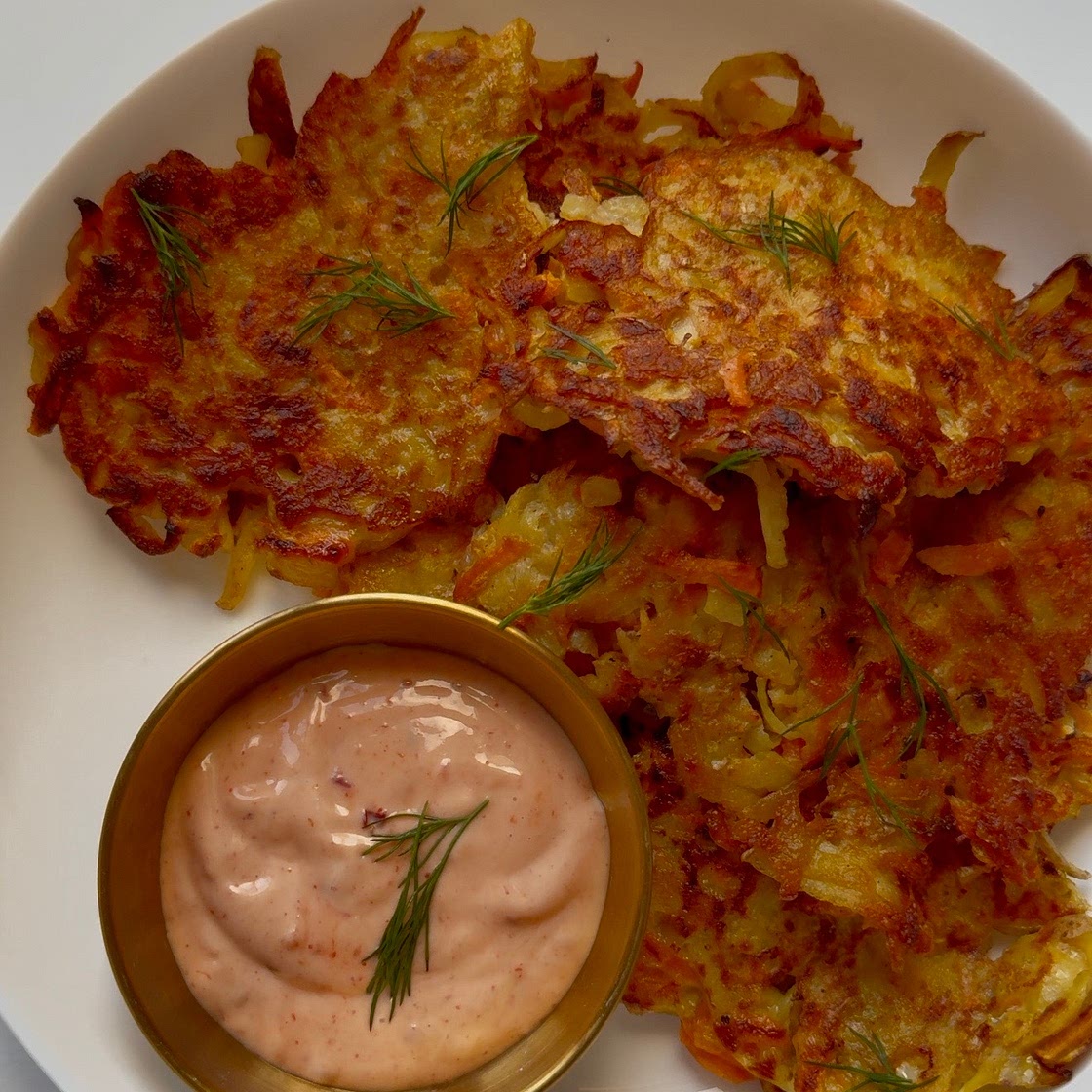 Crispy pan fried potatoes 