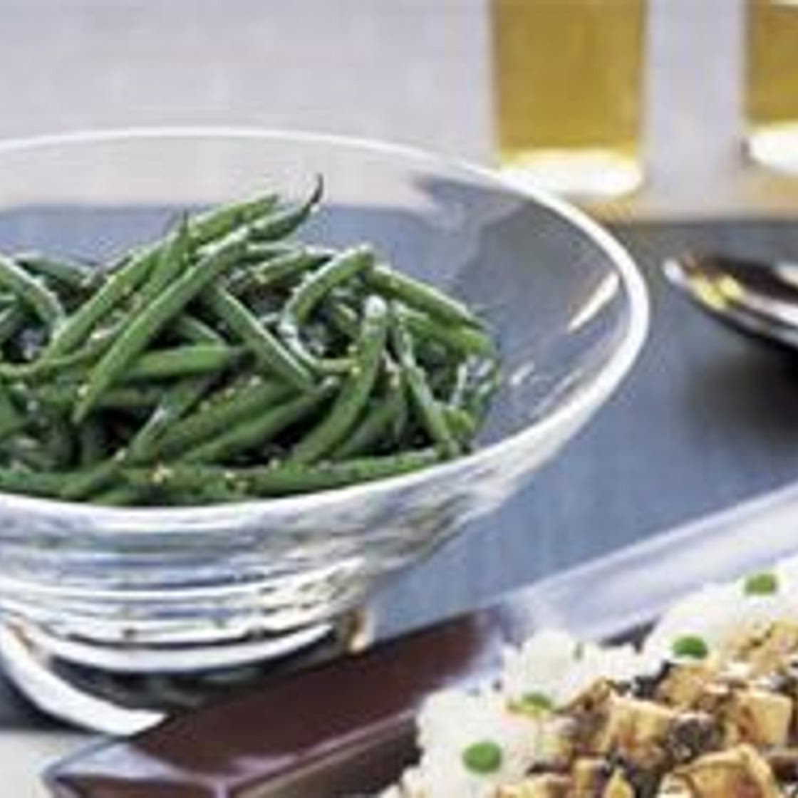 Wok-Seared Sesame Green Beans