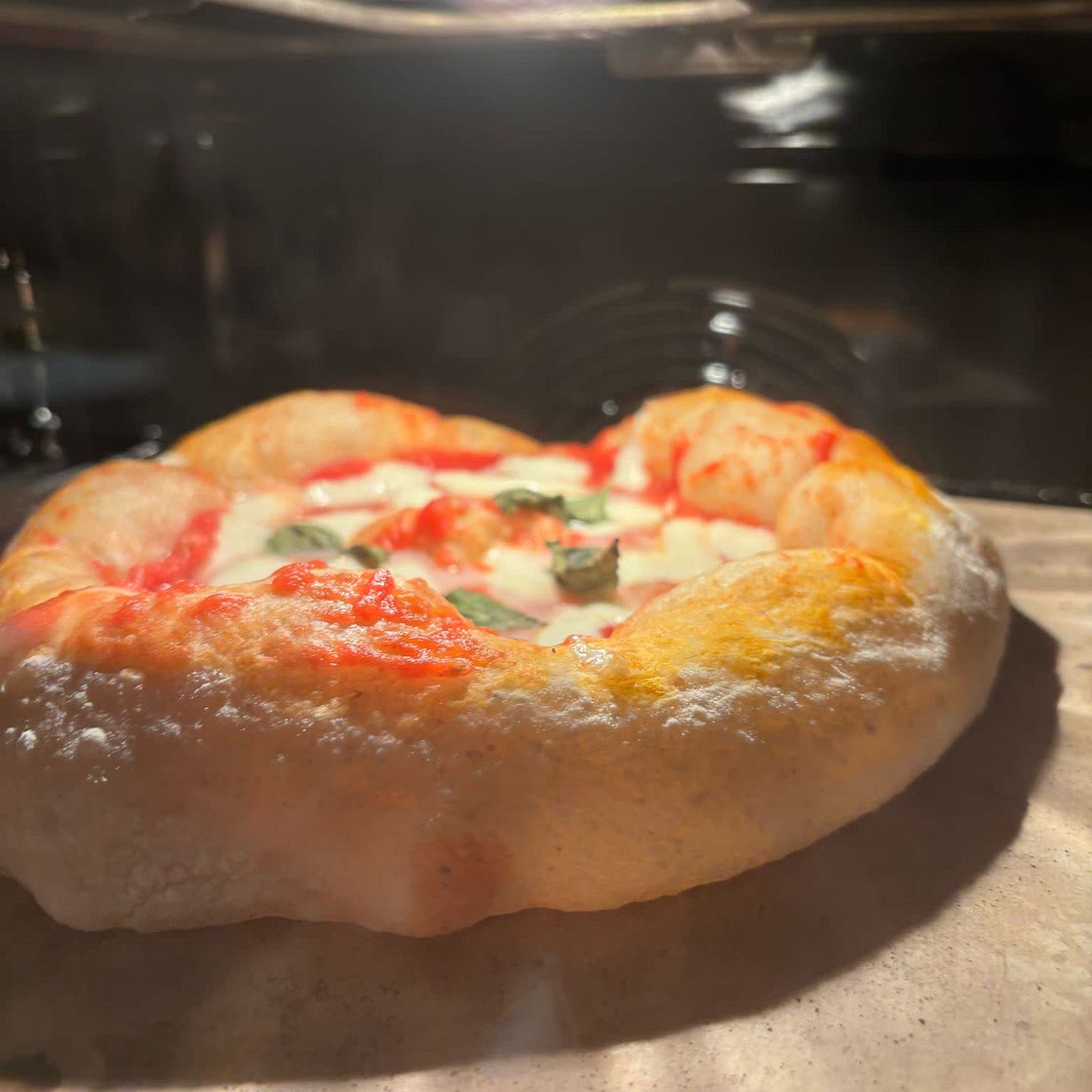 Pizza margherita (lievito madre)