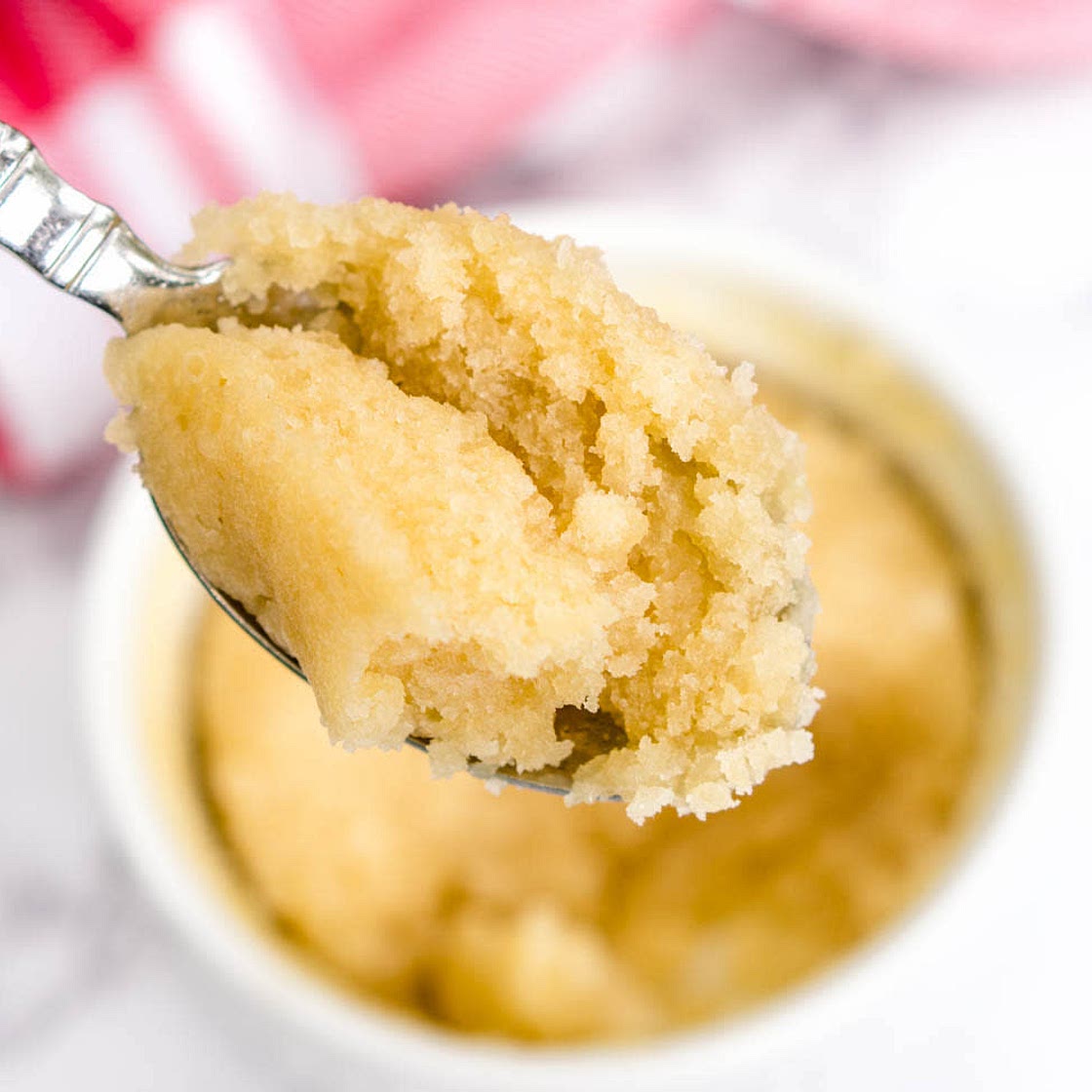 Easy Microwave Vanilla Mug Cake