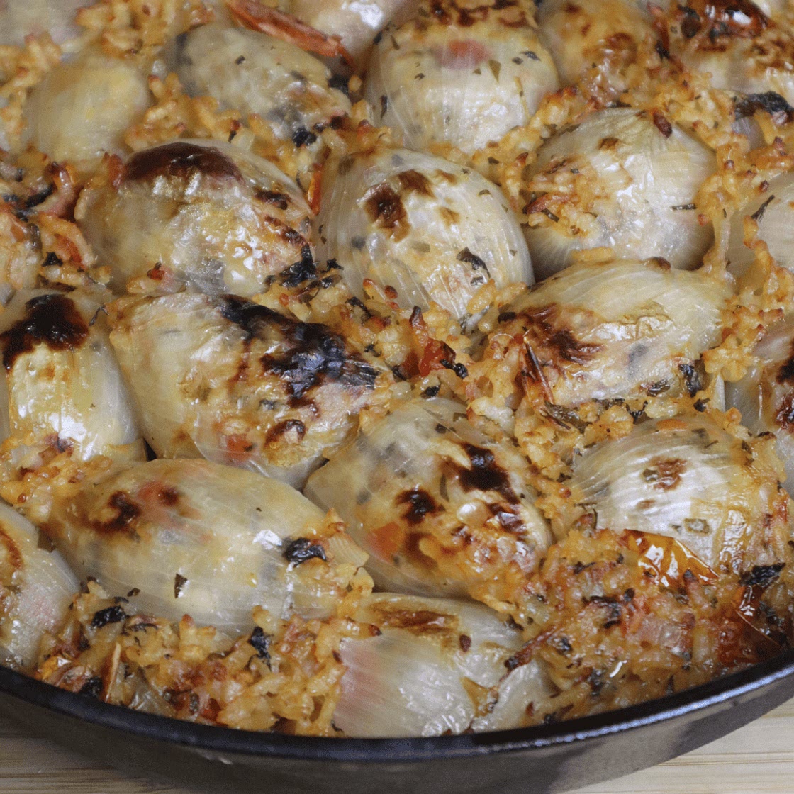 Greek Stuffed Onions: A Comfort Food Classic (Saladurmasi)