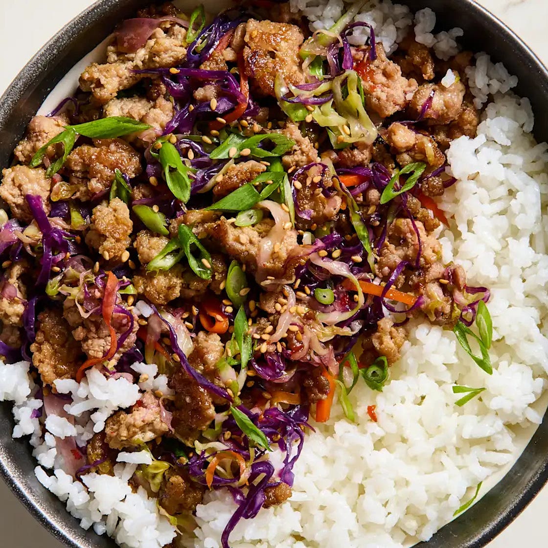 3-Ingredient Ground Pork Stir-Fry