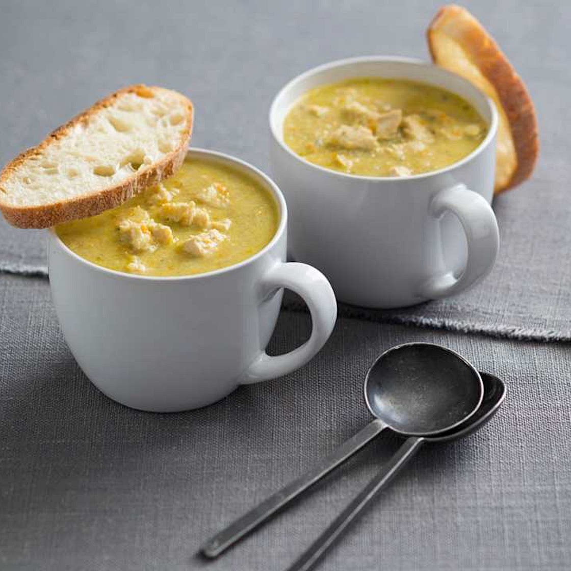 "Hug in a mug" chicken soup