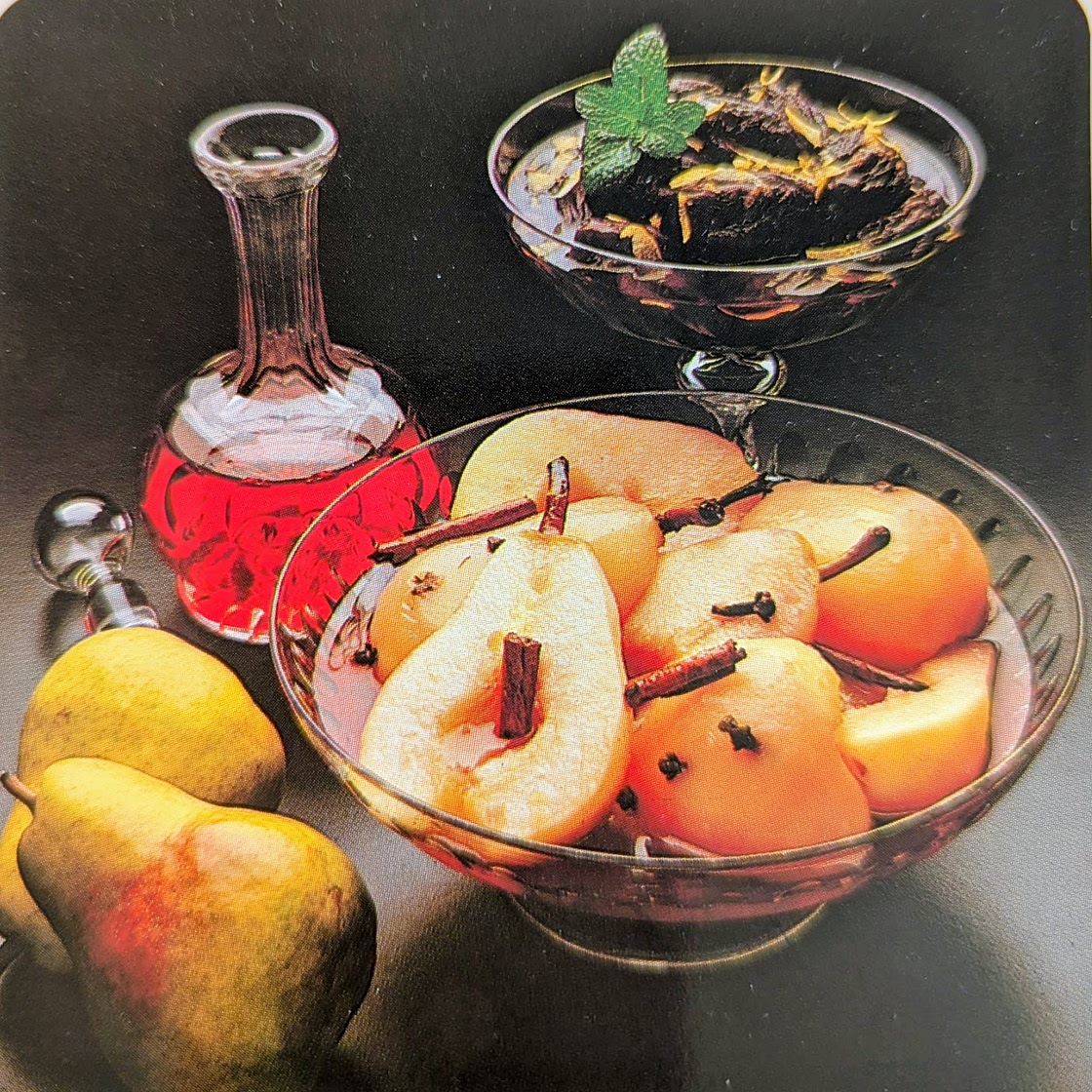 Wine Baked Pears