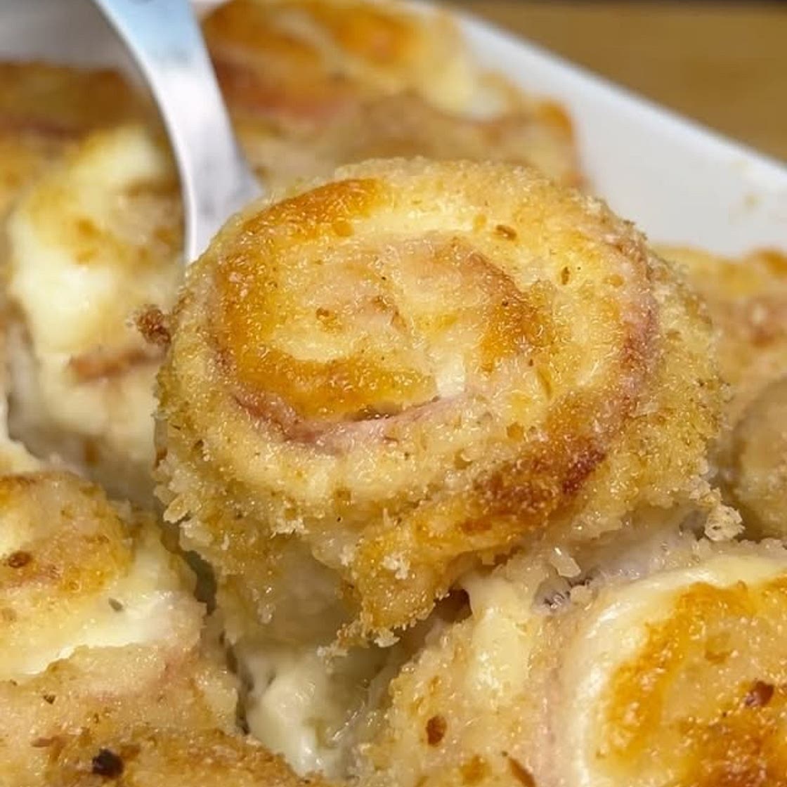 Roll di pollo al forno