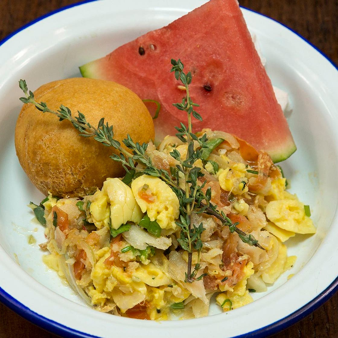 Levi Roots' ackee and saltfish recipe