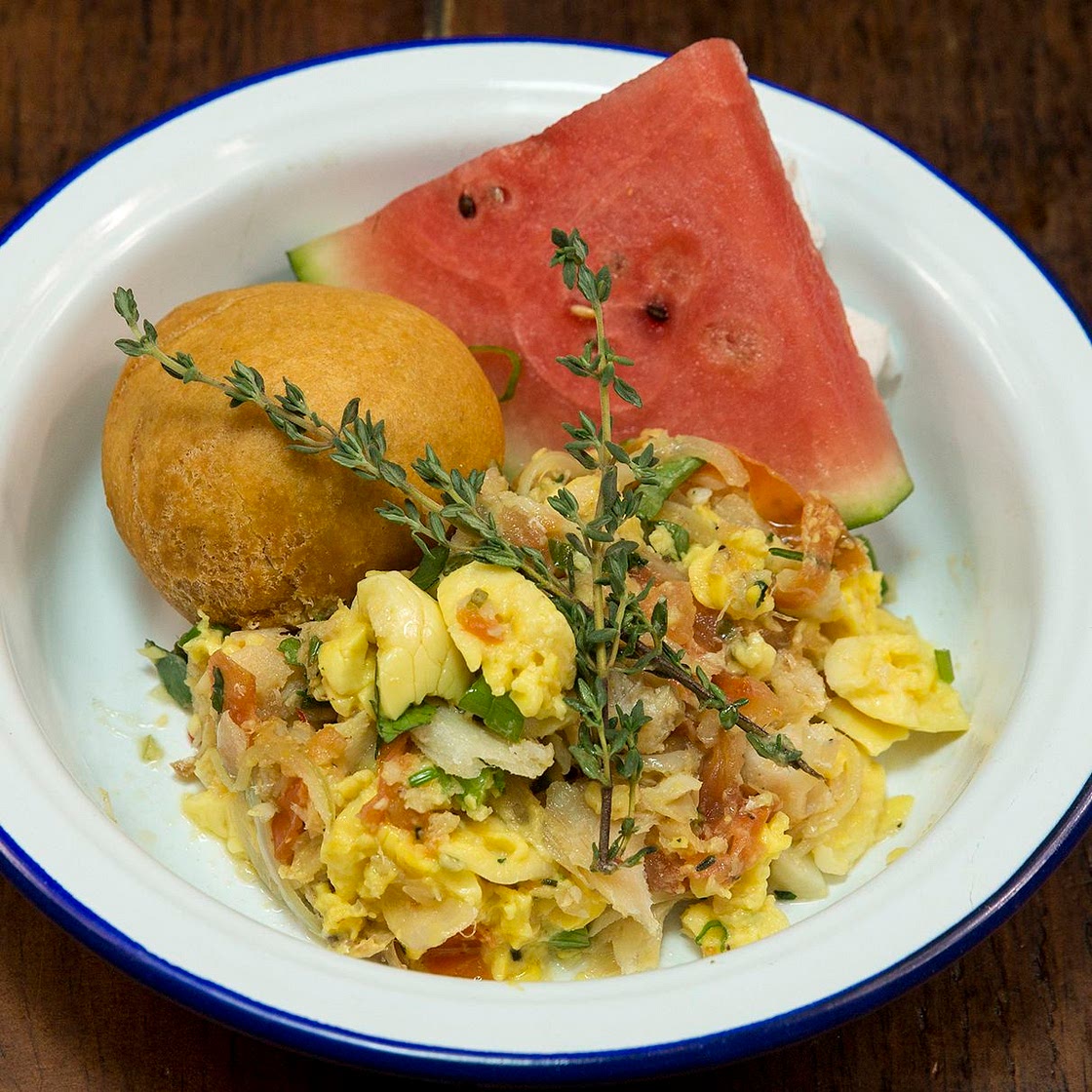 Levi Roots' ackee and saltfish recipe