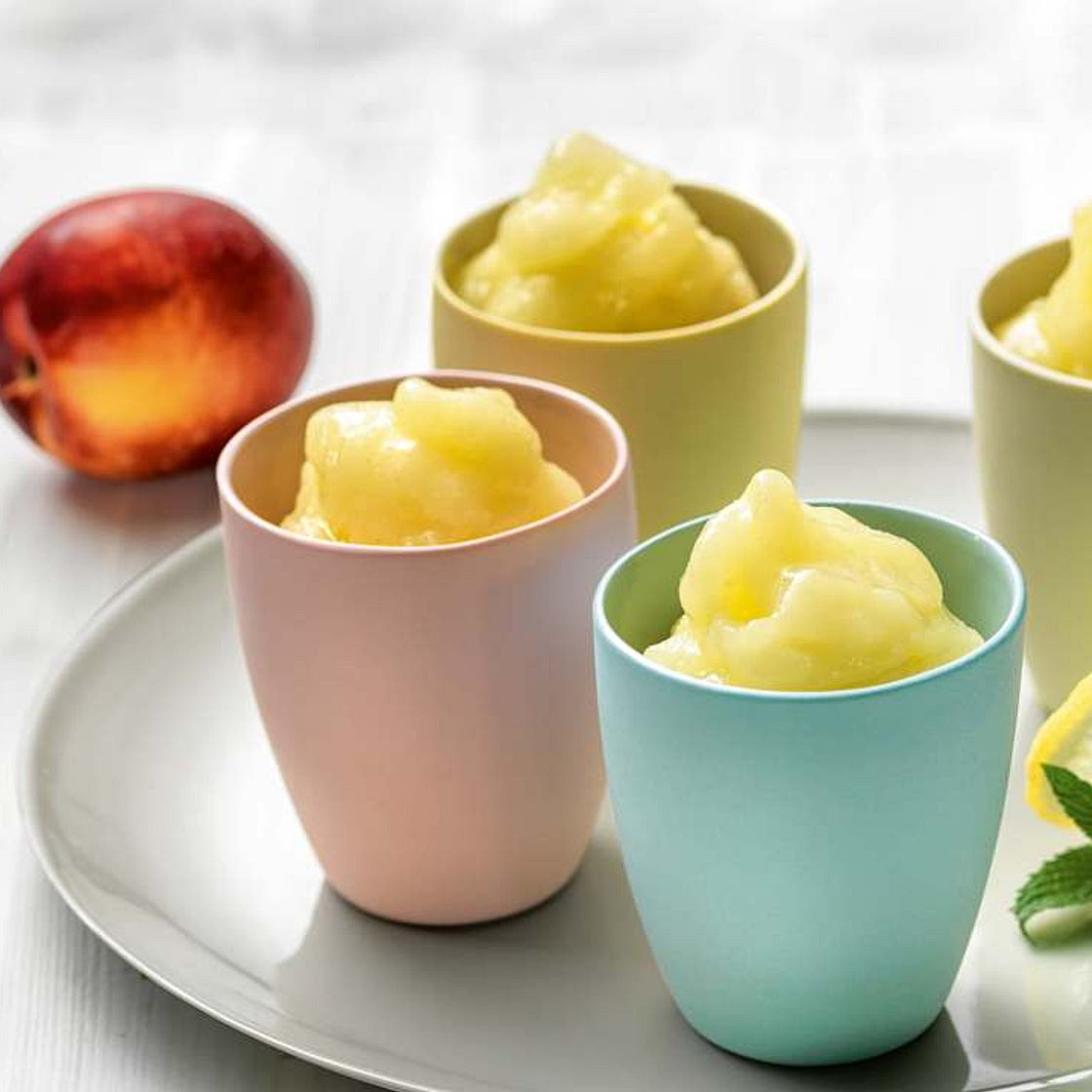 Quick fruit sorbet