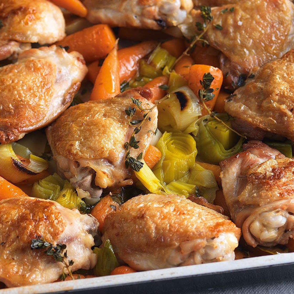 Farmhouse chicken braise recipe