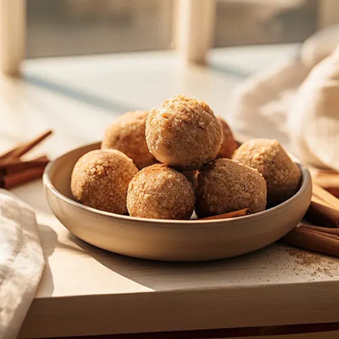 Snickerdoodle Protein Bites