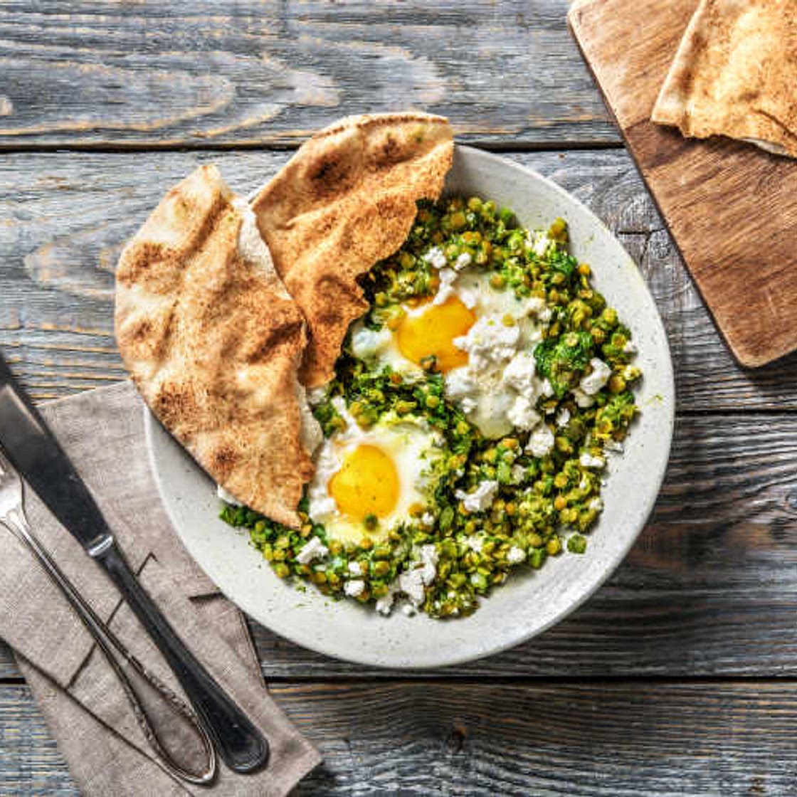 Groene shakshuka