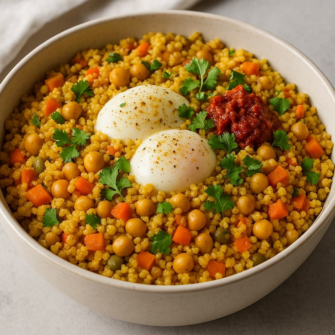 Microwave Moroccan Couscous