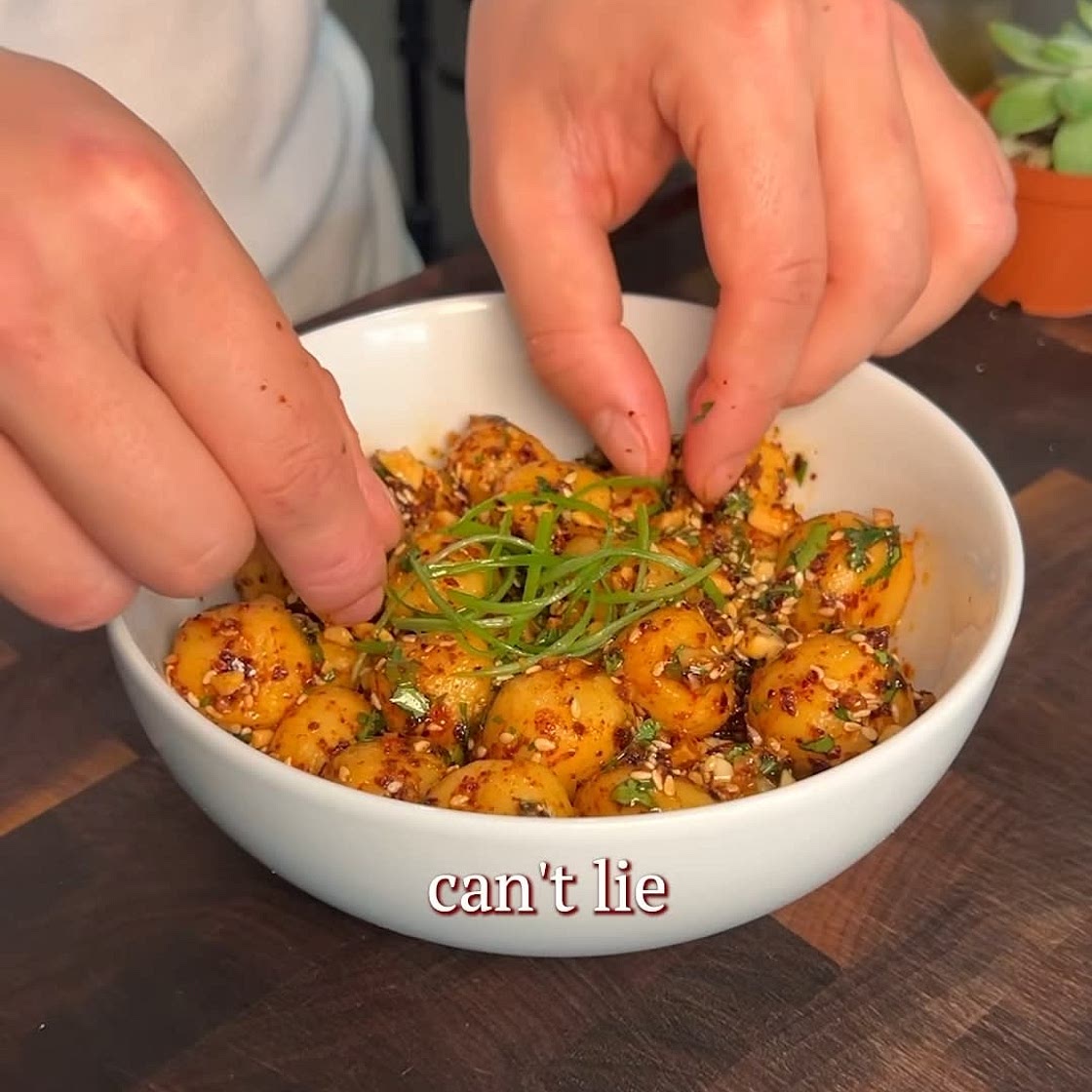 Chilli Oil Potato Balls