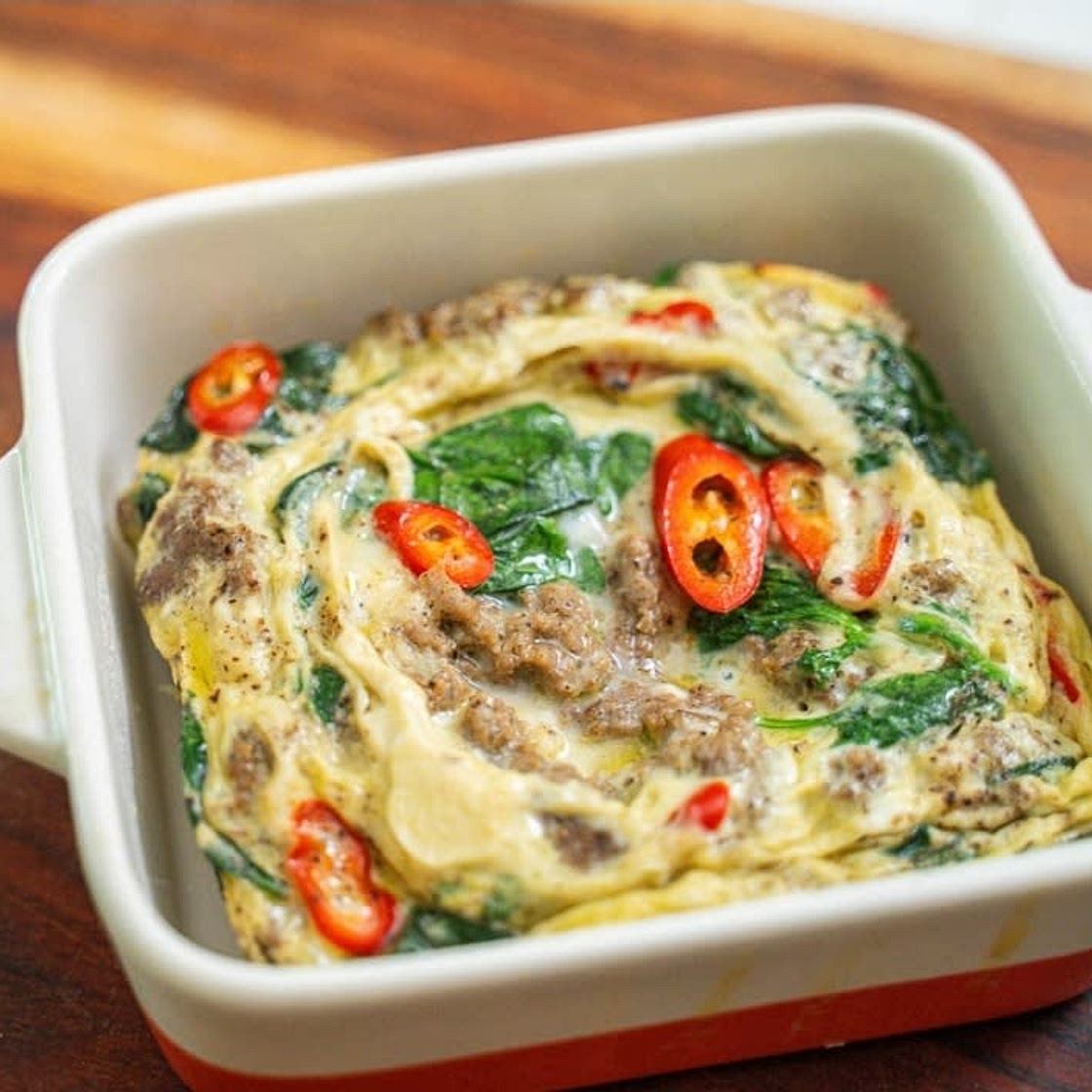 High Protein Microwave Fritatta