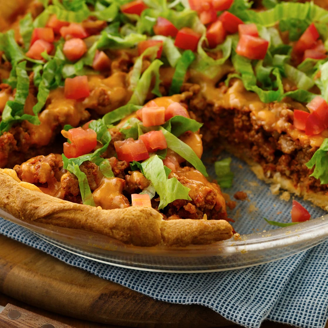 Easy Crescent Taco Bake
