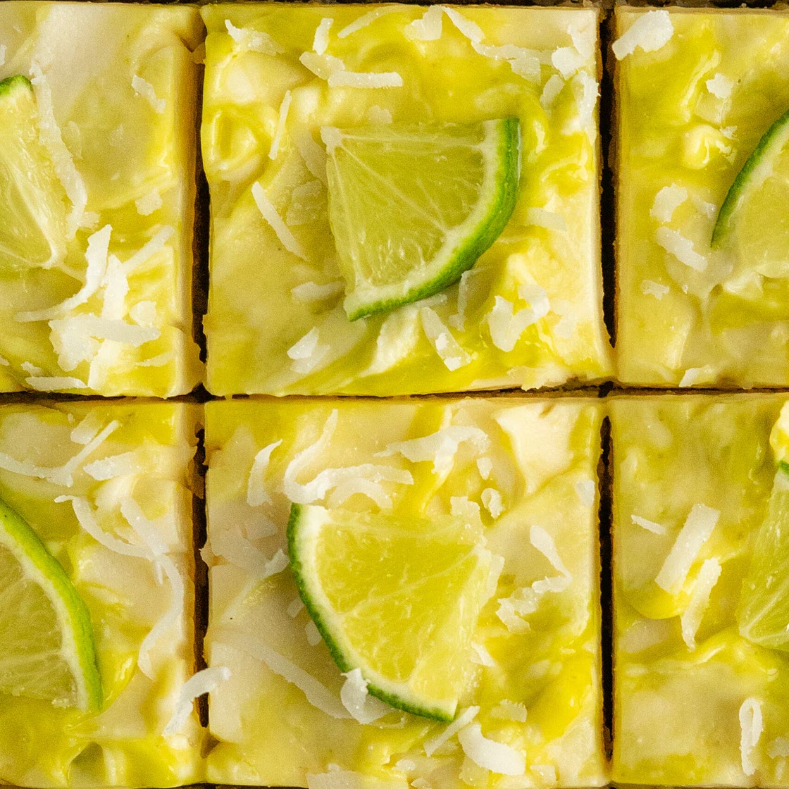 Coconut Lime Snack Cake