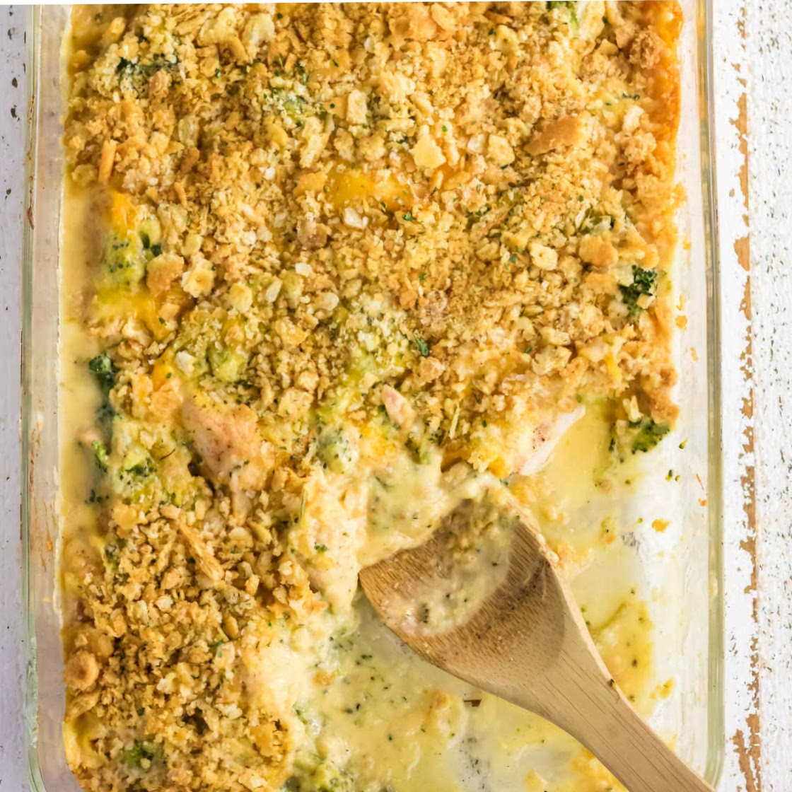 Broccoli Cheddar Chicken Pasta Casserole