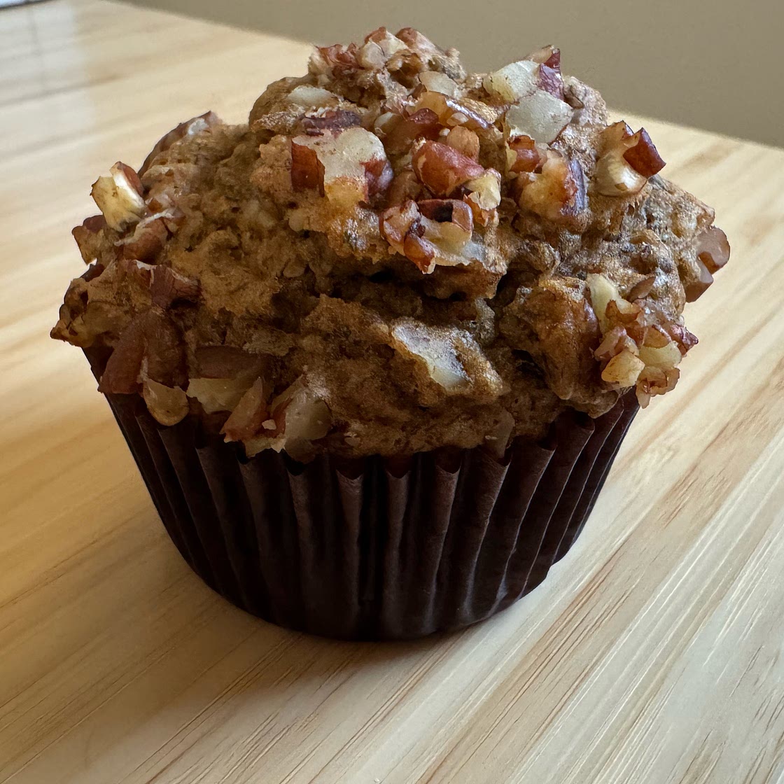 Healthy Whole Wheat Banana Walnut Muffins