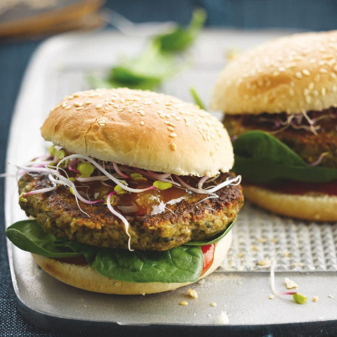 Champignon-notenburgers