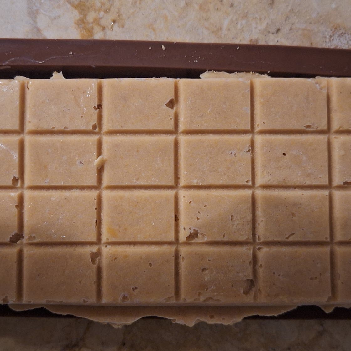 Chickpea boiled bar with peanut butter