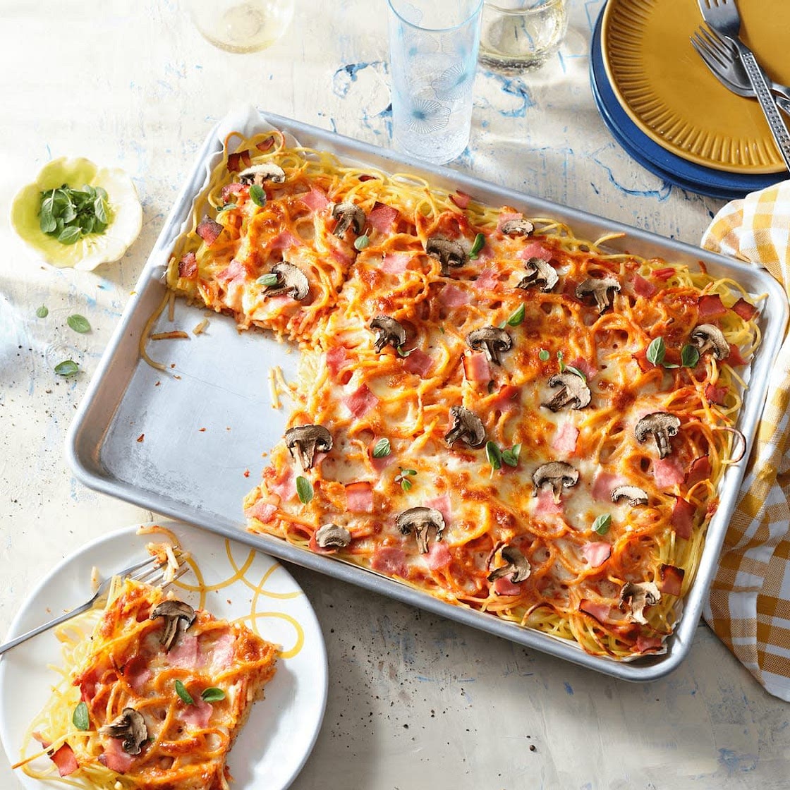 Spaghetti-Pizza