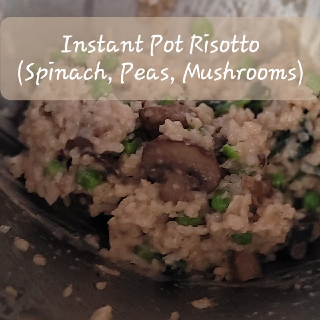Instant Pot Mushroom Risotto