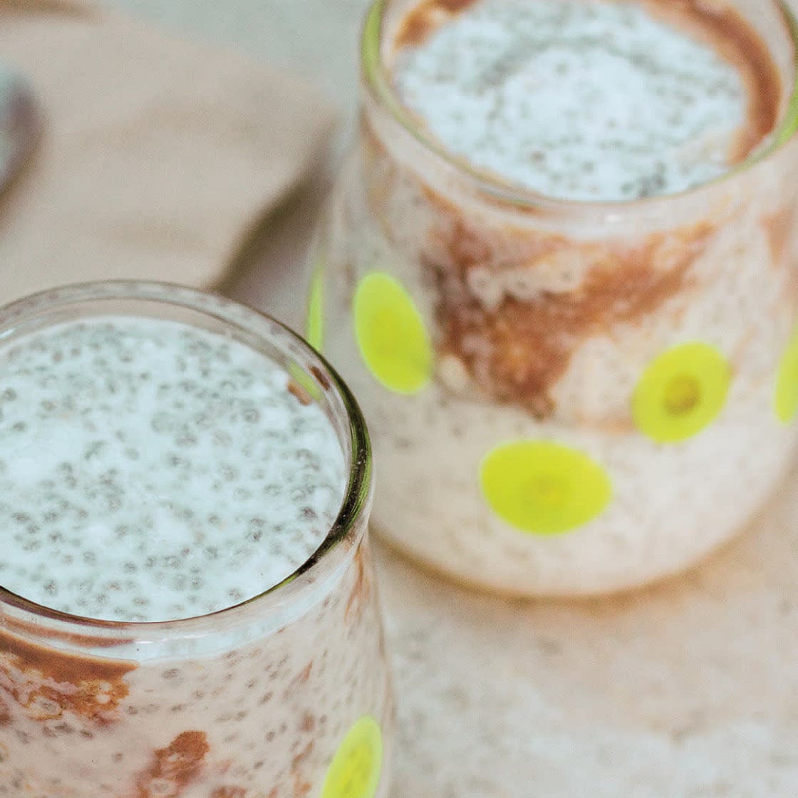Chia Seed Pudding with Cinnamon and Maple Syrup